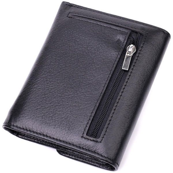 Женский кошелек с монетницей из натуральной кожи ST Leather 19494 Черный b19494 фото