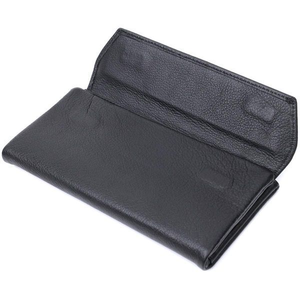 Жіноче портмоне з блоком для карт з натуральної шкіри ST Leather 22698 Чорний b22698 фото