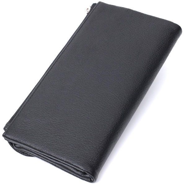 Жіноче портмоне з блоком для карт з натуральної шкіри ST Leather 22698 Чорний b22698 фото