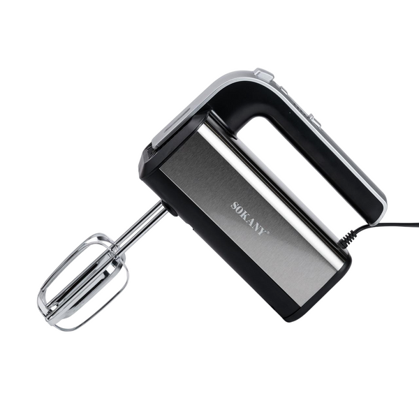 Міксер ручний двовінчоковий Sokany CX-6651 з насадками для тіста на 5 швидкостей 800 Вт CX-6651 фото
