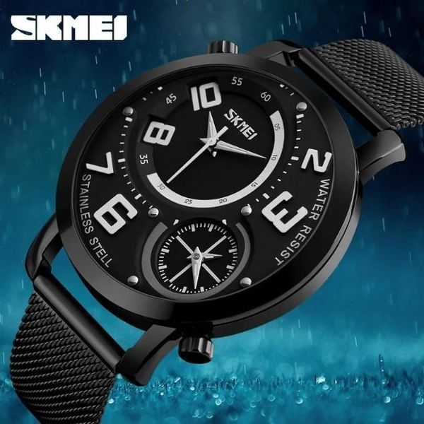 Чоловічий наручний годинник Skmei Moon 9168 Чорний L916880 фото