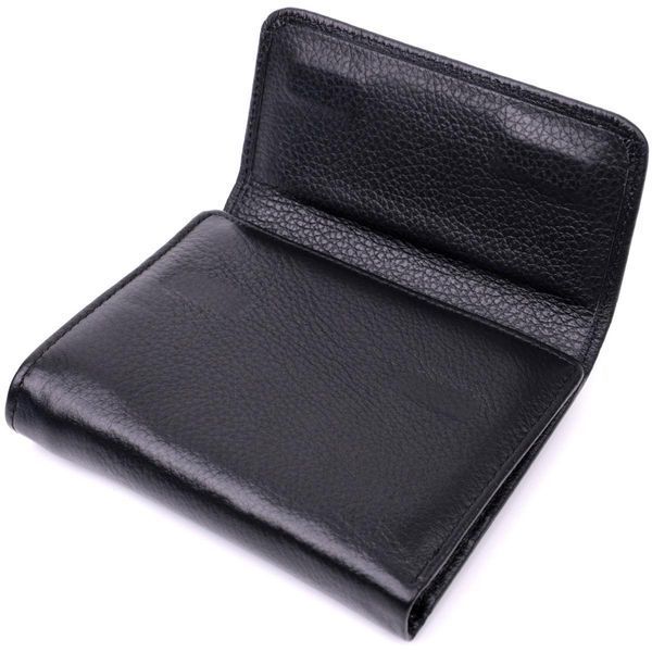 Женский кошелек с монетницей из натуральной кожи ST Leather 19494 Черный b19494 фото