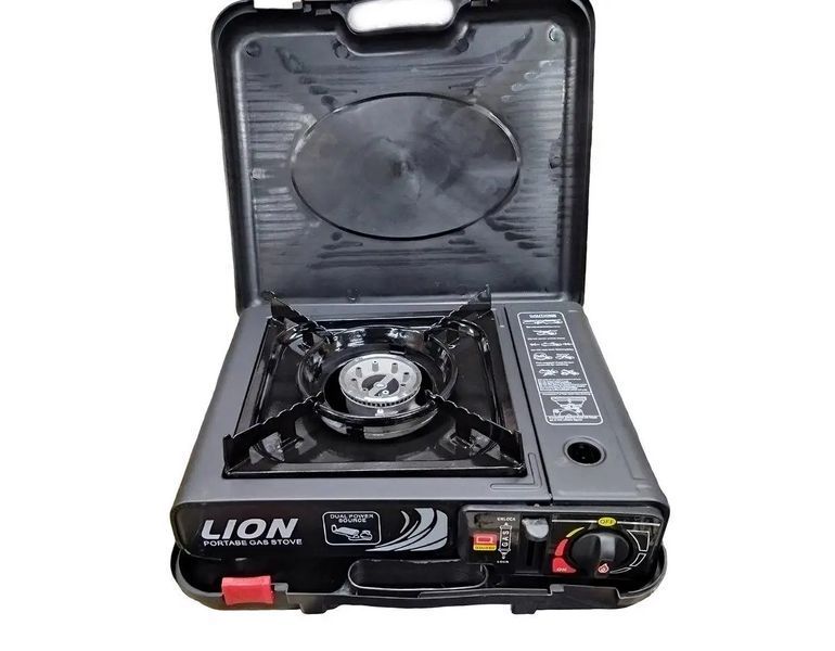 Портативна газова плита Lion 66-3 з адаптером L900236 фото