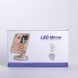 Настольное зеркало с подсветкой 22 LED для макияжа на ножке Черный LU-HP-10-4AB фото 7
