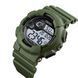Мужские наручные спортивные часы Skmei 1583 Зеленые с белым L9003182 фото 4