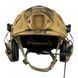 Комплект шлем Fast Team Wendy Helmet NIJ IIIA + наушники Earmor M32H MOD3 + кавер (Койот) размер XL L9006566 фото 2
