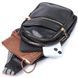 Женская сумка с одной лямкой через плечо из экокожи Vintage 22759 Черная b22759 фото 8