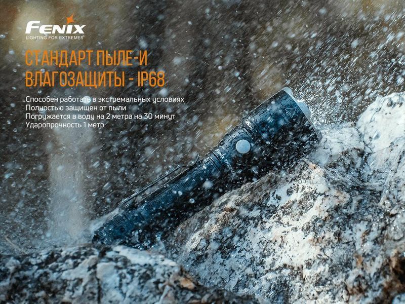 Ручний тактичний ліхтарик Fenix TK22UE 1600лм Type-C (Чорний) L703379 фото