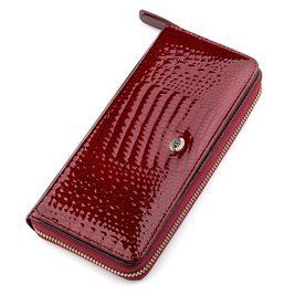 Кошелек женский ST Leather 18434 на молнии Бордовый b18434 фото