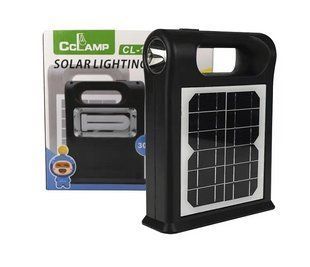 Солнечная зарядная станция + LED фонарь Cclamp CL-12 30W с лампочками + Power Bank L30312 фото