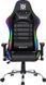 Геймерське крісло Defender Ultimate поліуританове з RGB підсвічуванням (Чорне) L703235 фото 2