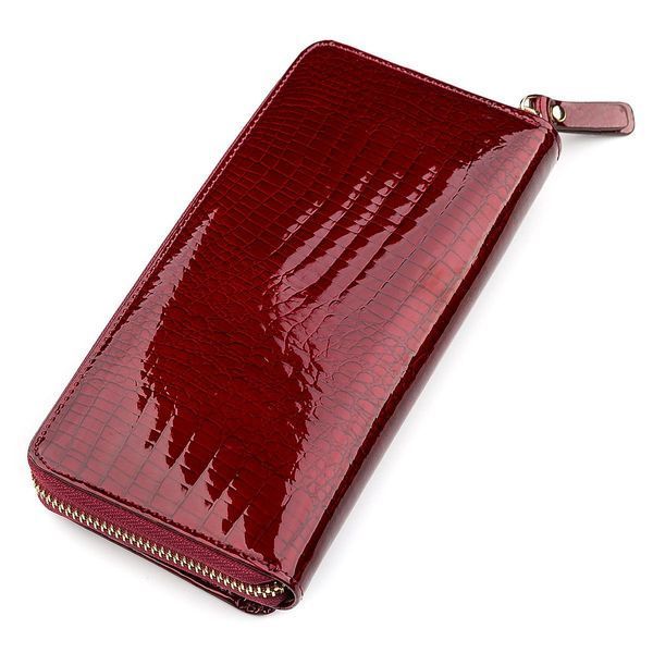 Кошелек женский ST Leather 18434 на молнии Бордовый b18434 фото