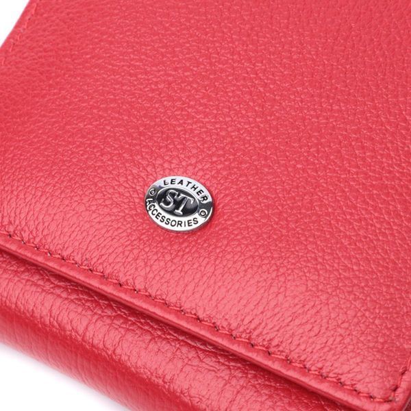 Удобный кошелек для женщин из натуральной кожи ST Leather 22710 Красный b22710 фото