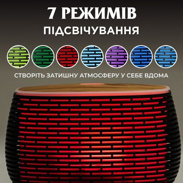 Увлажнитель воздуха Holdmay Life of Leisure Aroma Diffuser 400ml Черный HPKP7049B фото