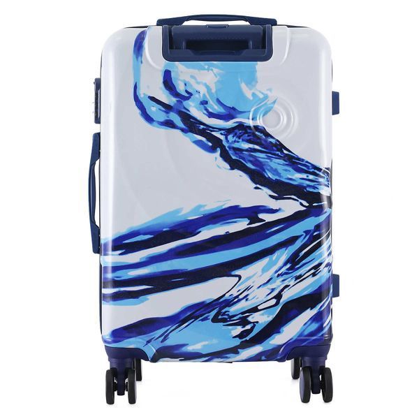 Валіза Semi Line 24" (M) White/Blue Print (T5653-2) DDAS302330 фото