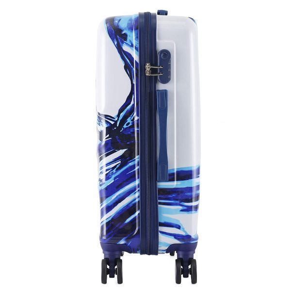 Валіза Semi Line 24" (M) White/Blue Print (T5653-2) DDAS302330 фото