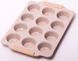Форма для випічки кексів Kamille Marble 38х26см, 12 осередків KM-6039 фото 3
