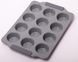 Форма для випічки кексів Kamille Marble 38х26см, 12 осередків KM-6039 фото 2