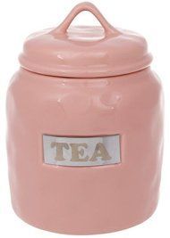 Банка фарфорова Necollie "Tea" 900 мл, рожева BD-945-319 фото