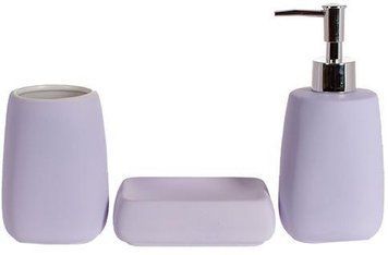 Набор аксессуаров "Violet Classic" для ванной: дозатор для мыла, стакан, мыльница BD-851-308 фото