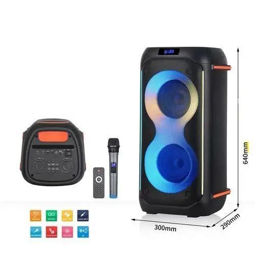 Бездротова колонка Bluetooth NDR-610 800 Вт 4500 мАг з мікрофоном L712047 фото