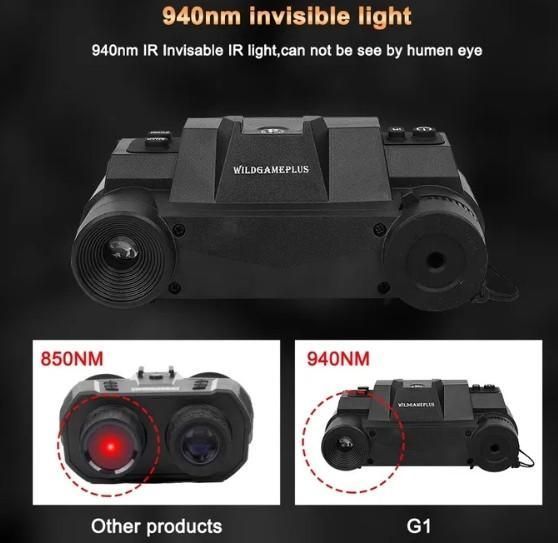 Прибор ночного видения G1 Night Vision 4.5х 1920x1080P невидимая волна 940nm с креплением на голову L145181 фото