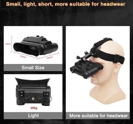 Прибор ночного видения G1 Night Vision 4.5х 1920x1080P невидимая волна 940nm с креплением на голову L145181 фото
