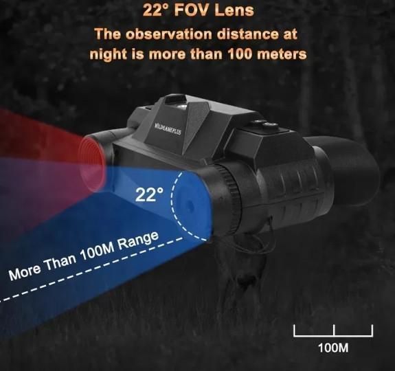 Прибор ночного видения G1 Night Vision 4.5х 1920x1080P невидимая волна 940nm с креплением на голову L145181 фото