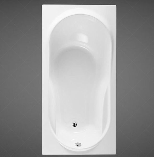 Прямокутна акрилова ванна Rak Ceramics Star (43x180x90 см) Біла L703881 фото