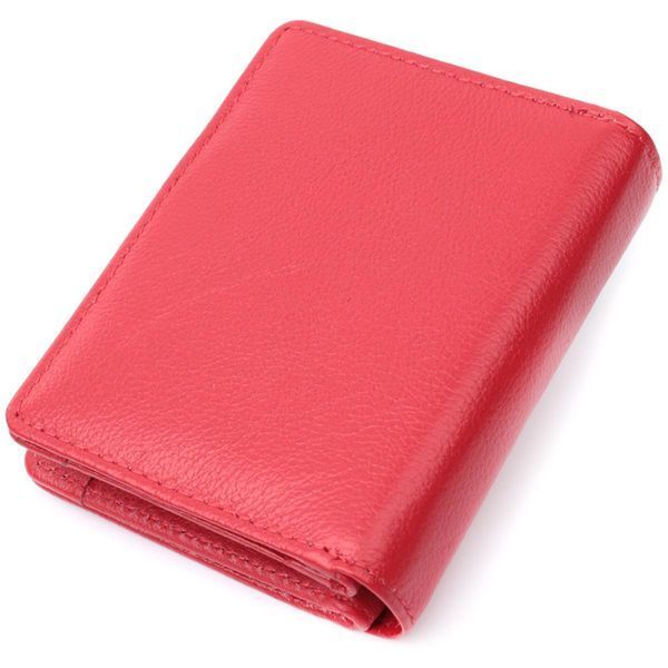 Женский кошелек с монетницей и блоком для пропусков из натуральной кожи ST Leather 22714 Красный b22714 фото