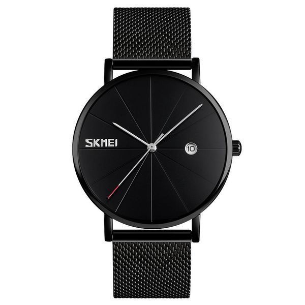 Кварцовий чоловічий годинники Skmei 9183 Tiger Black black L918303 фото