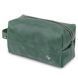 Косметичка унисекс из натуральной кожи Grande Pelle 11572 с ручкой 18х10х7 см зеленая b11572 фото 1