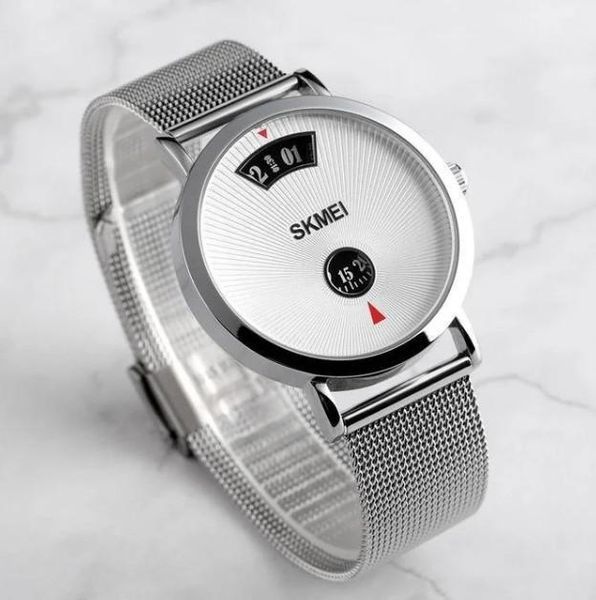 Мужские наручные часы Skmei 1489 Серебристые L148905 фото