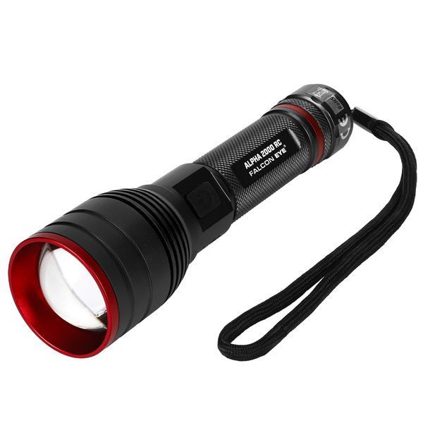 Фонарь тактический ручной Falcon Eye Alpha 2000 RC (2000 Lm) Focus Rechargeable Type-C (FHH0123) DDAS303958 фото