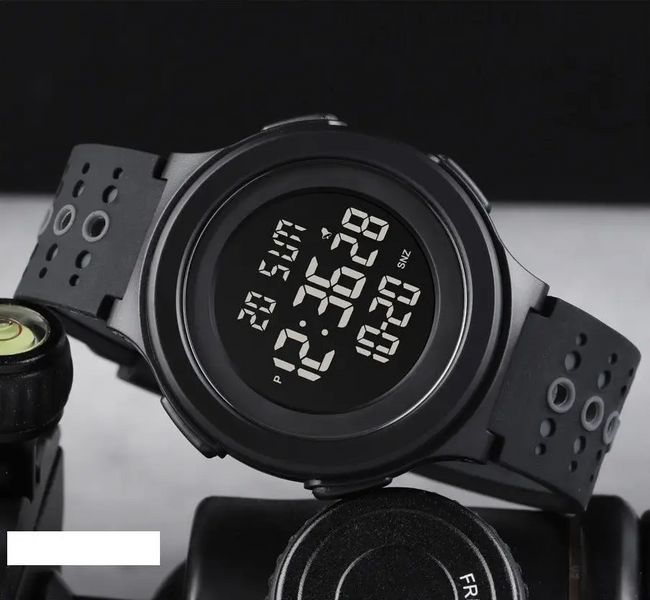Мужские наручные часы Skmei 1733 Черные с черным L900712 фото