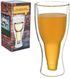 Стакан пивной "Beer Bottle" 350мл с двойными стенками, стеклянная термокружка ST-201-24 фото 2