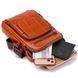 Сумка мужская из кожи Vintage 20693 Рыжая b20693 фото 5