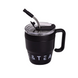 Термокружка Coffee & Tea 480 мл с металлической трубочкой черная HP-14-23B фото 1
