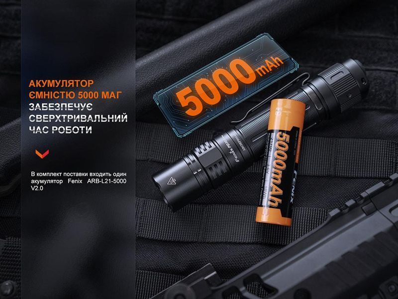 Ручной тактический фонарик Fenix PD36R Pro 2800лм type-C (Черный) L703363 фото