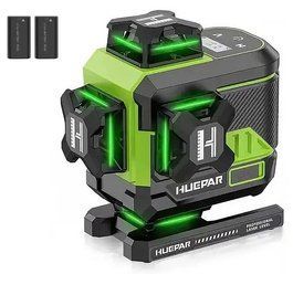 Лазерный уровень нивелир Huepar Z04CG 4D 16 линий с Bluetooth и LCD дисплей (2 аккумулятора) L719243 фото