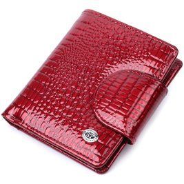 Лакированный кошелек для женщин из натуральной кожи ST Leather 22685 Красный b22685 фото