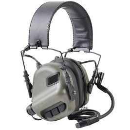 Тактичні активні навушники Earmor M32 FG Оливковий L32008 фото