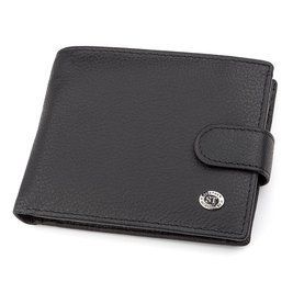 Мужской кошелек ST Leather 18328 итальянская кожа Черный b18328 фото