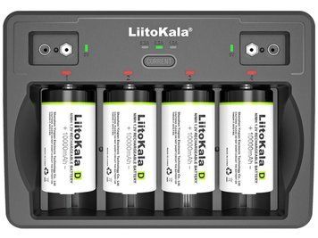 Универсальное зарядное устройство Liitokala Lii-D4 на 4 канала ​​​​​​​(Li-ion, NiMH+NiCD + крона) Type-C L703433 фото