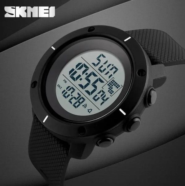 Мужские спортивные часы Skmei 1213 dekker черные L12139 фото