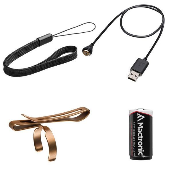Фонарь ручной тактический Mactronic Sirius M10 (1000 Lm) USB Rechargeable Magnetic Хаки DDAS301746 фото