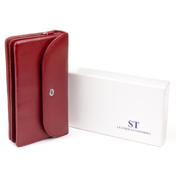 Клатч из кожи женский ST Leather 19318 Бордовый b19318 фото
