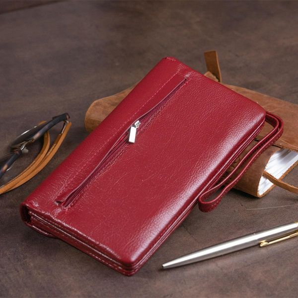 Клатч из кожи женский ST Leather 19318 Бордовый b19318 фото