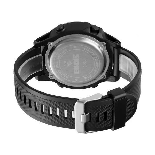 Спортивные наручные часы Skmei 1518 Черные L900755 фото