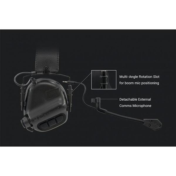 Тактические активные наушники Earmor М32 FG Оливковый L32008 фото